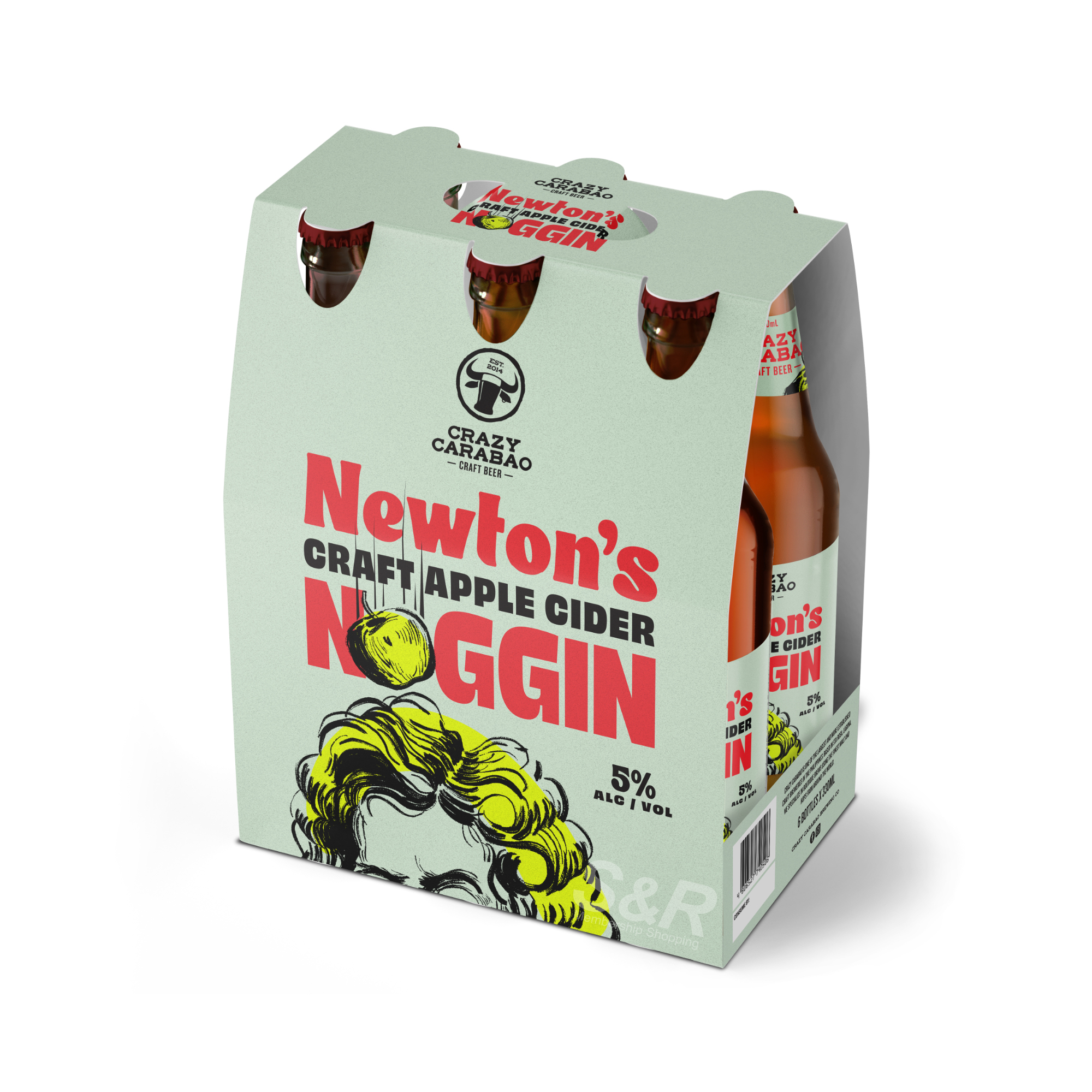 Crazy Carabao Newton's Craft Apple Cider 6x330mL